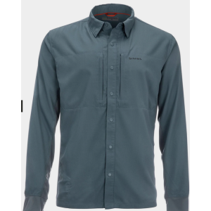 Рубашка Simms Coldweather Shirt ц:black olive plaid