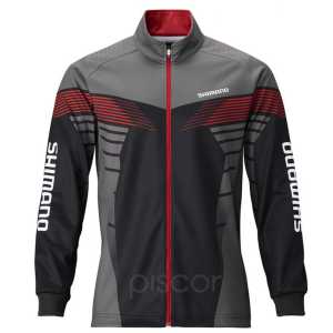Рубашка Shimano Print Warm Shirt L ц:black