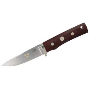 TK1mm Ніж Fallkniven Tre Kronor de Luxe maroon micarta